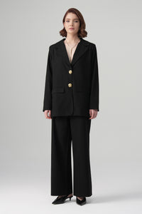Aren Blazer Takım Siyah