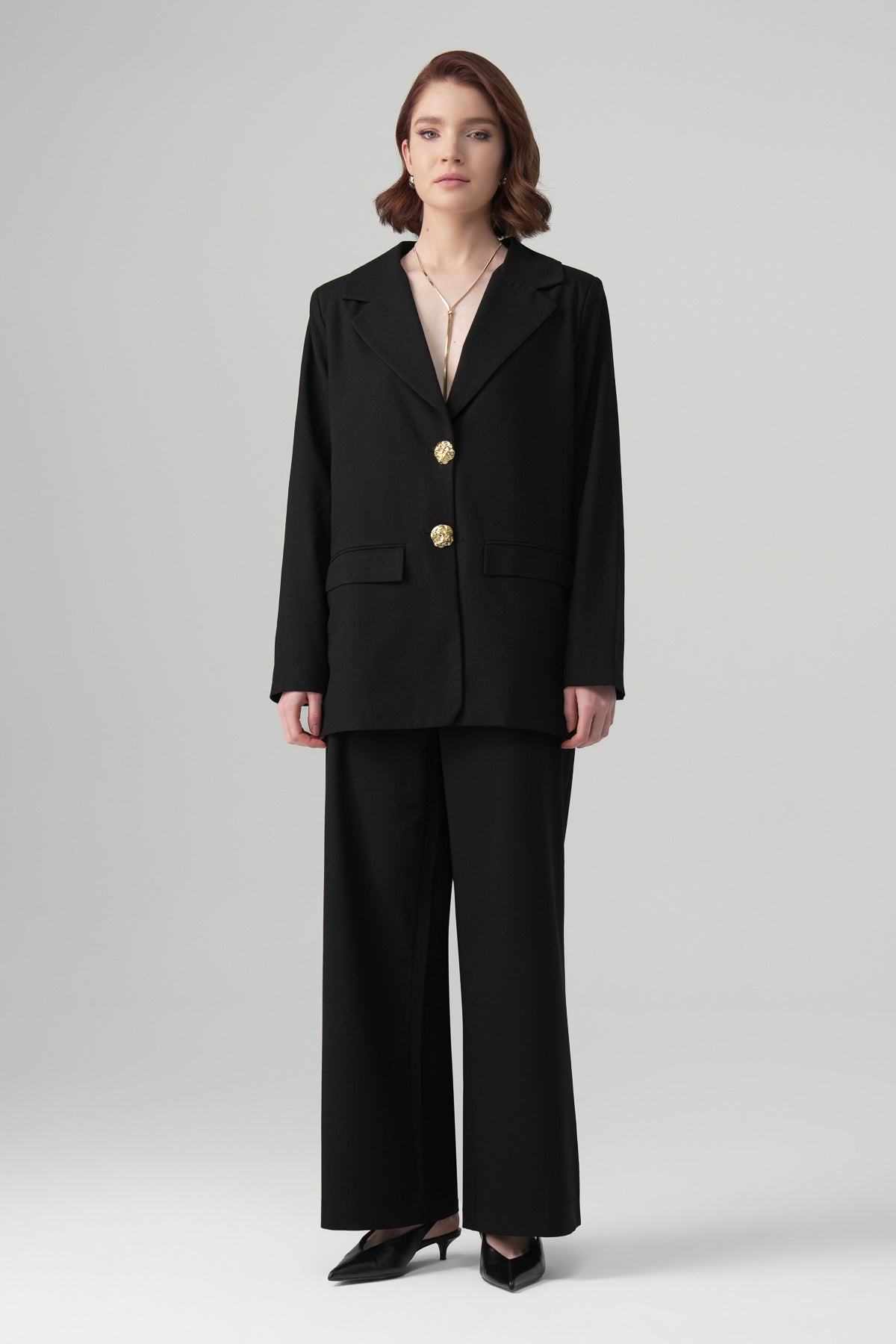 Aren Blazer Takım Siyah