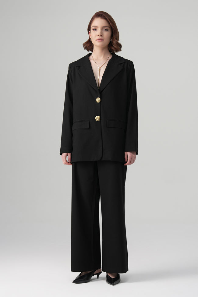 Aren Blazer Takım Siyah