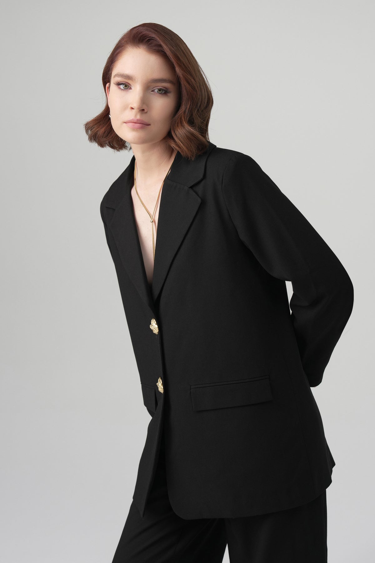 Aren Blazer Takım Siyah