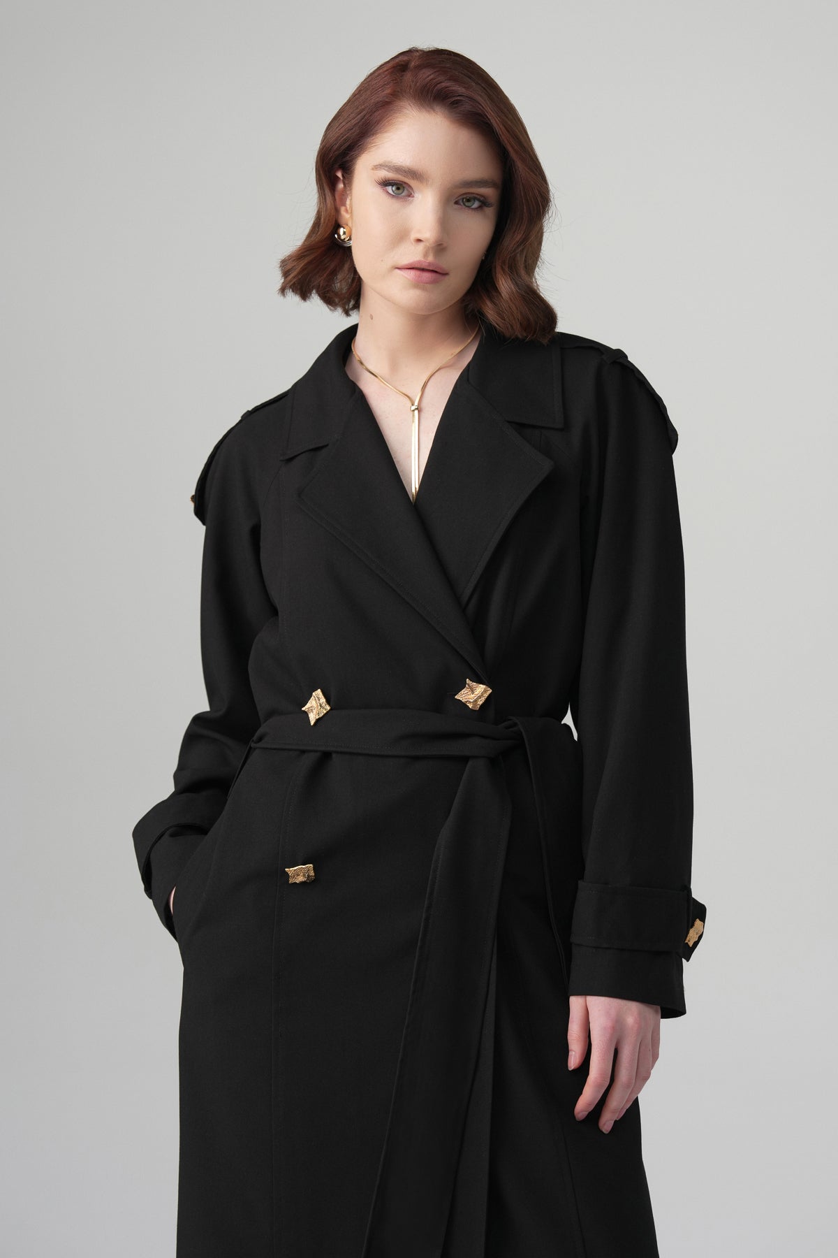 Lorin Uzun Ceket Takım Siyah