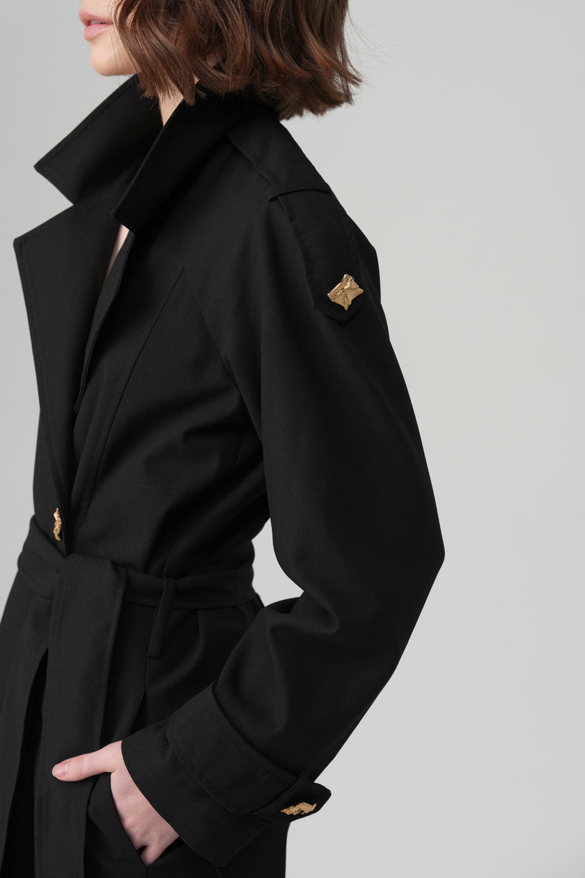 Lorin Uzun Ceket Takım Siyah