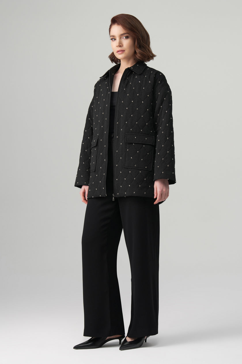 Mira Kapitoneli Ceket Takım Siyah