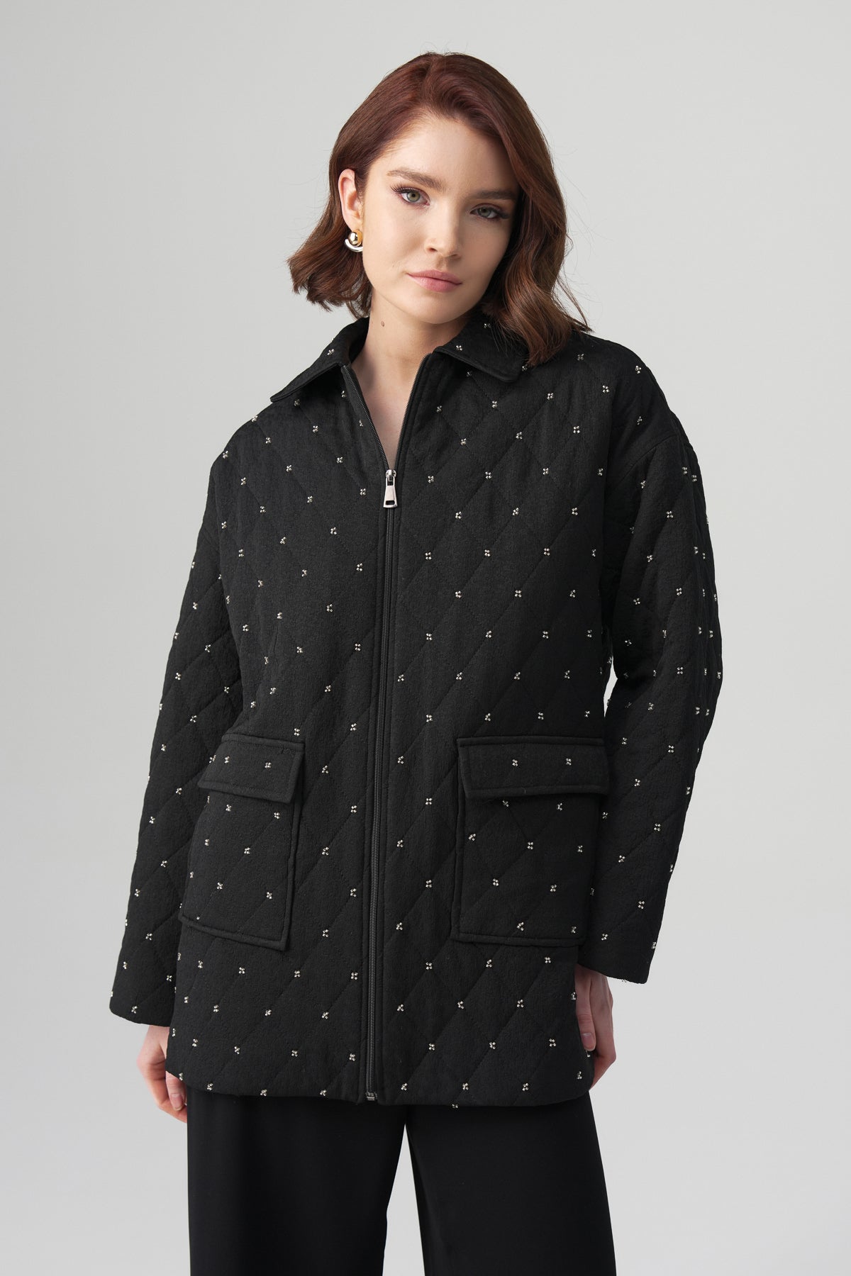 Mira Kapitoneli Ceket Takım Siyah