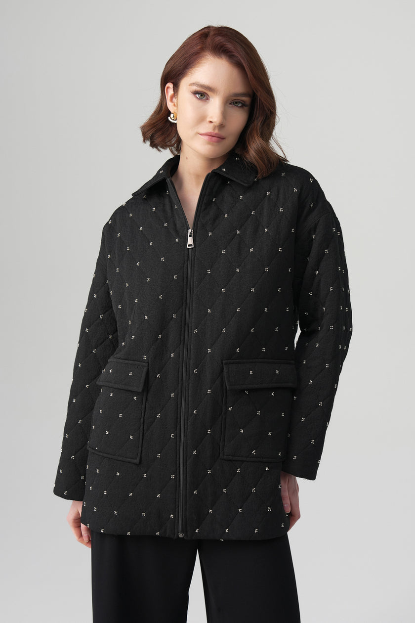 Mira Kapitoneli Ceket Takım Siyah