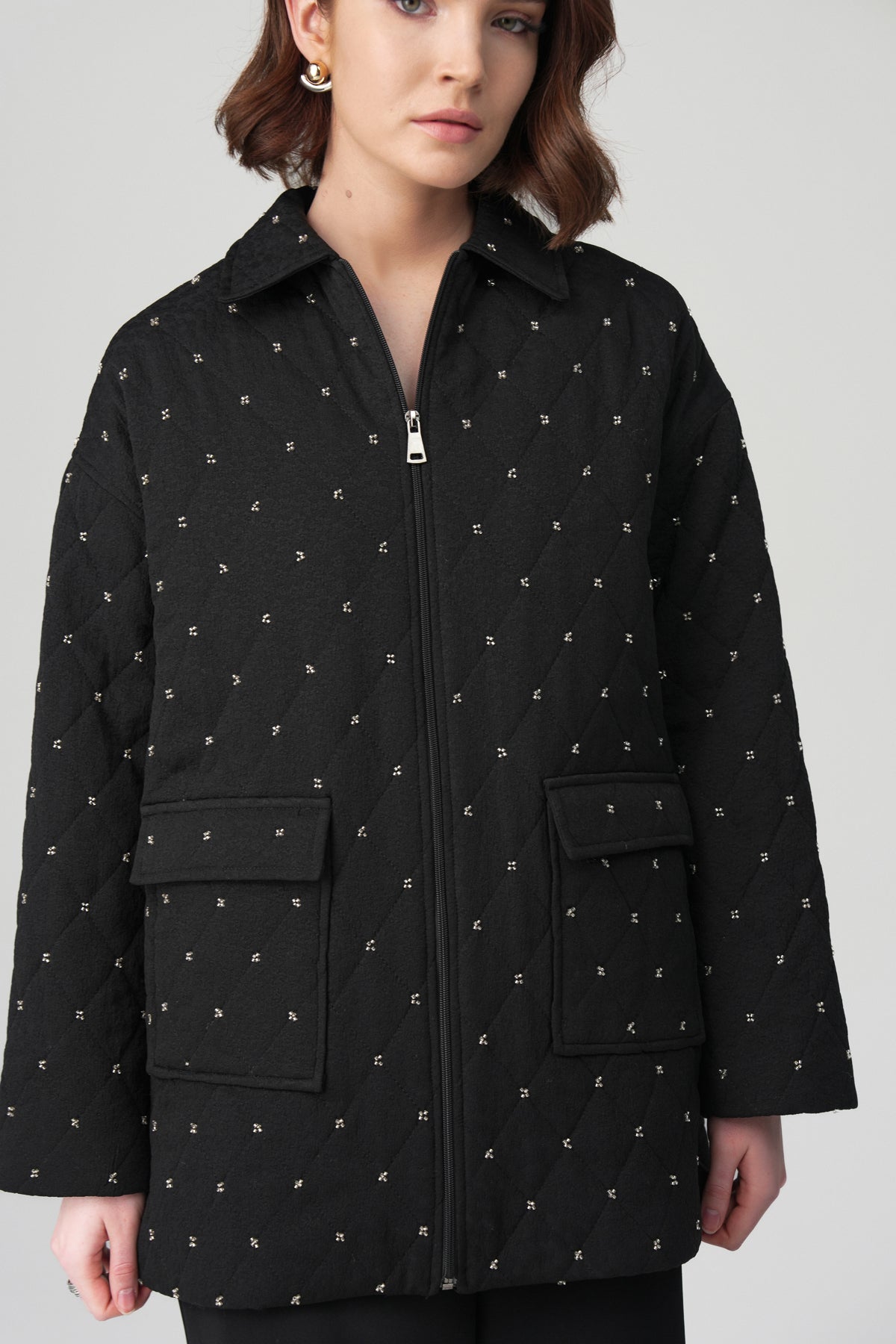 Mira Kapitoneli Ceket Takım Siyah