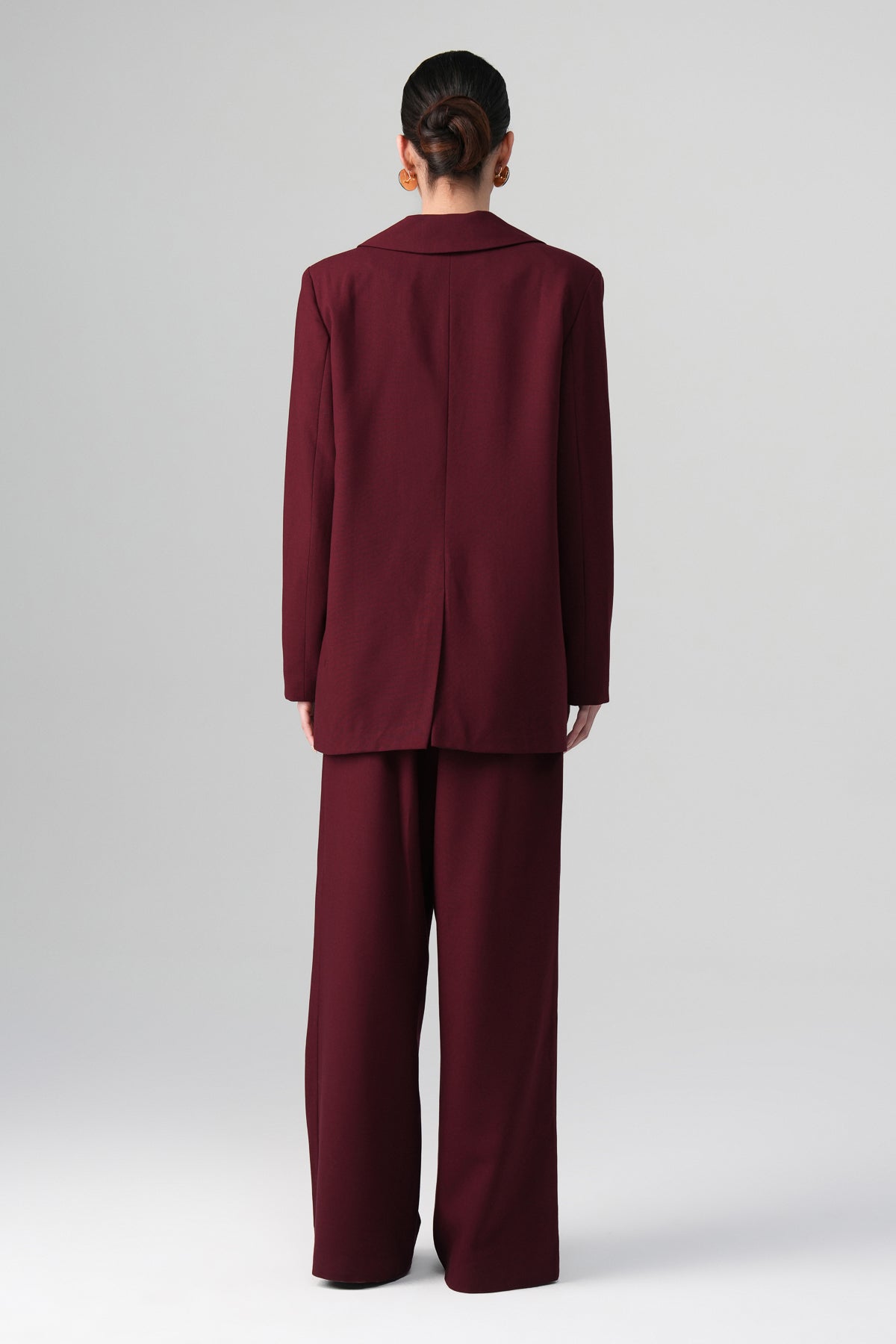 Aren Blazer Takım Bordo