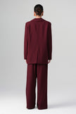 Aren Blazer Takım Bordo