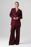 Aren Blazer Takım Bordo