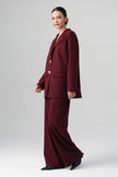 Aren Blazer Takım Bordo