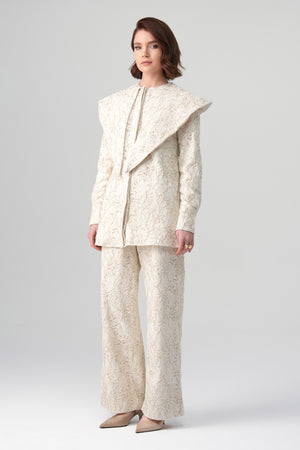 Zera Dantel Takım Ekru