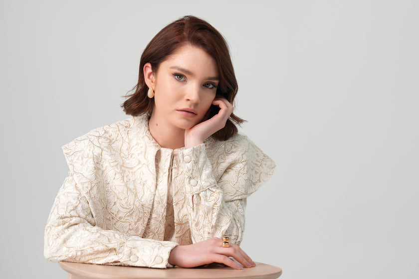 Zera Dantel Takım Ekru