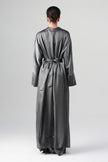 Sorelle Saten Abaya Gri