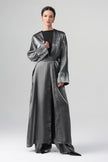 Sorelle Saten Abaya Gri