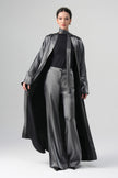 Sorelle Saten Abaya Gri