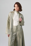 Sorelle Saten Abaya Yeşil