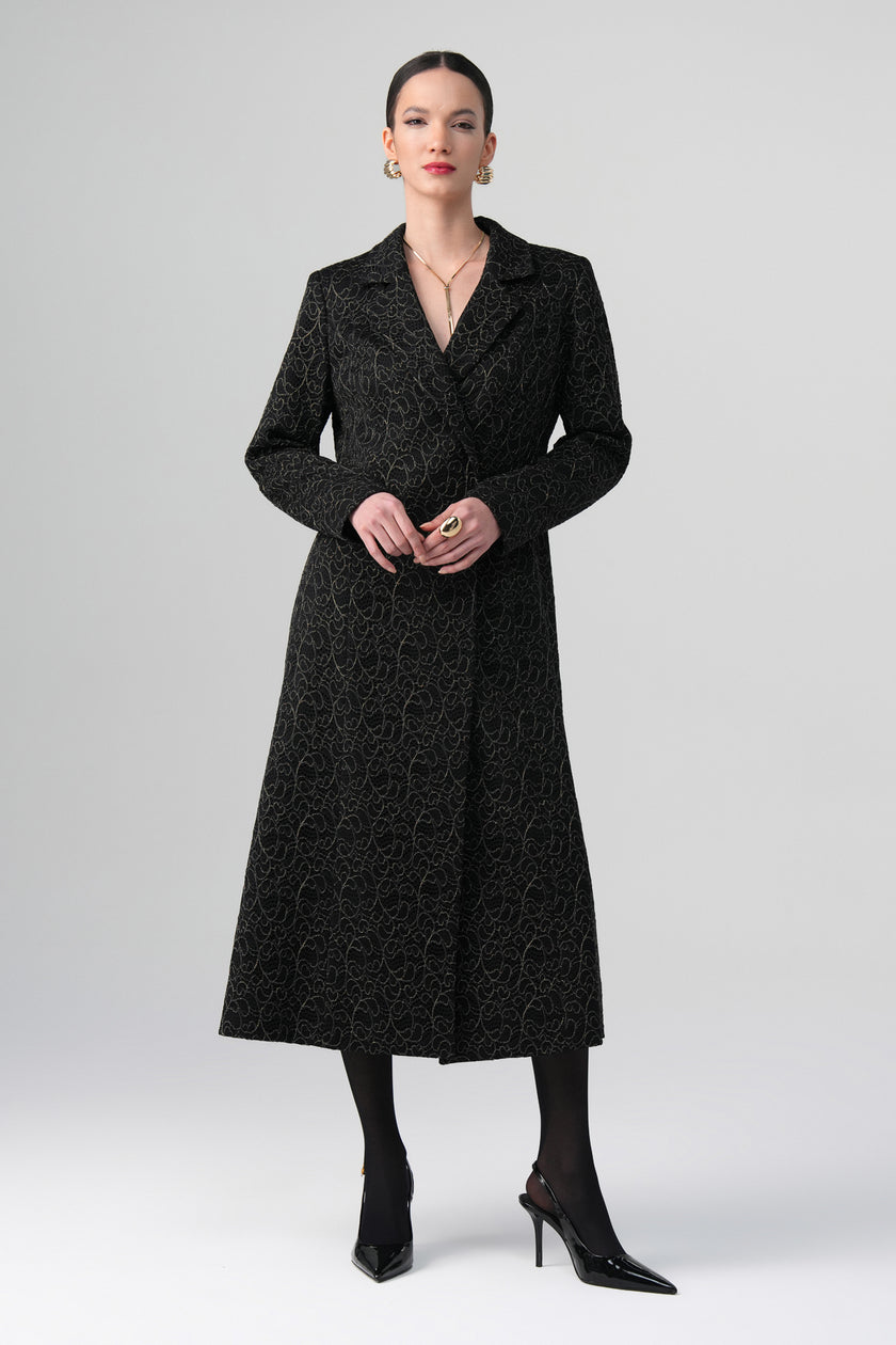 Daphne Tek Düğme Dantelli Ceket