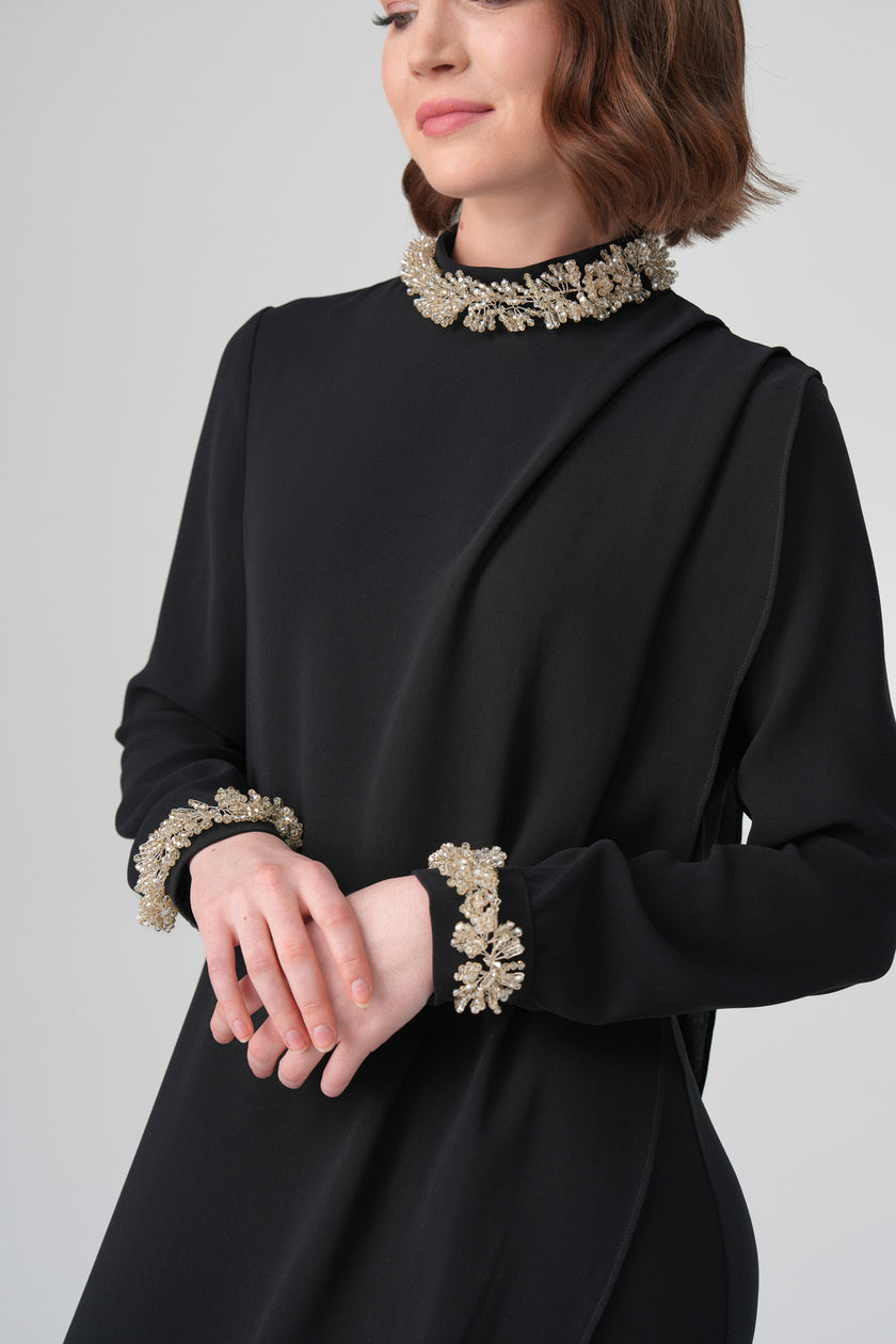 Siyena Minimal Tulum Siyah