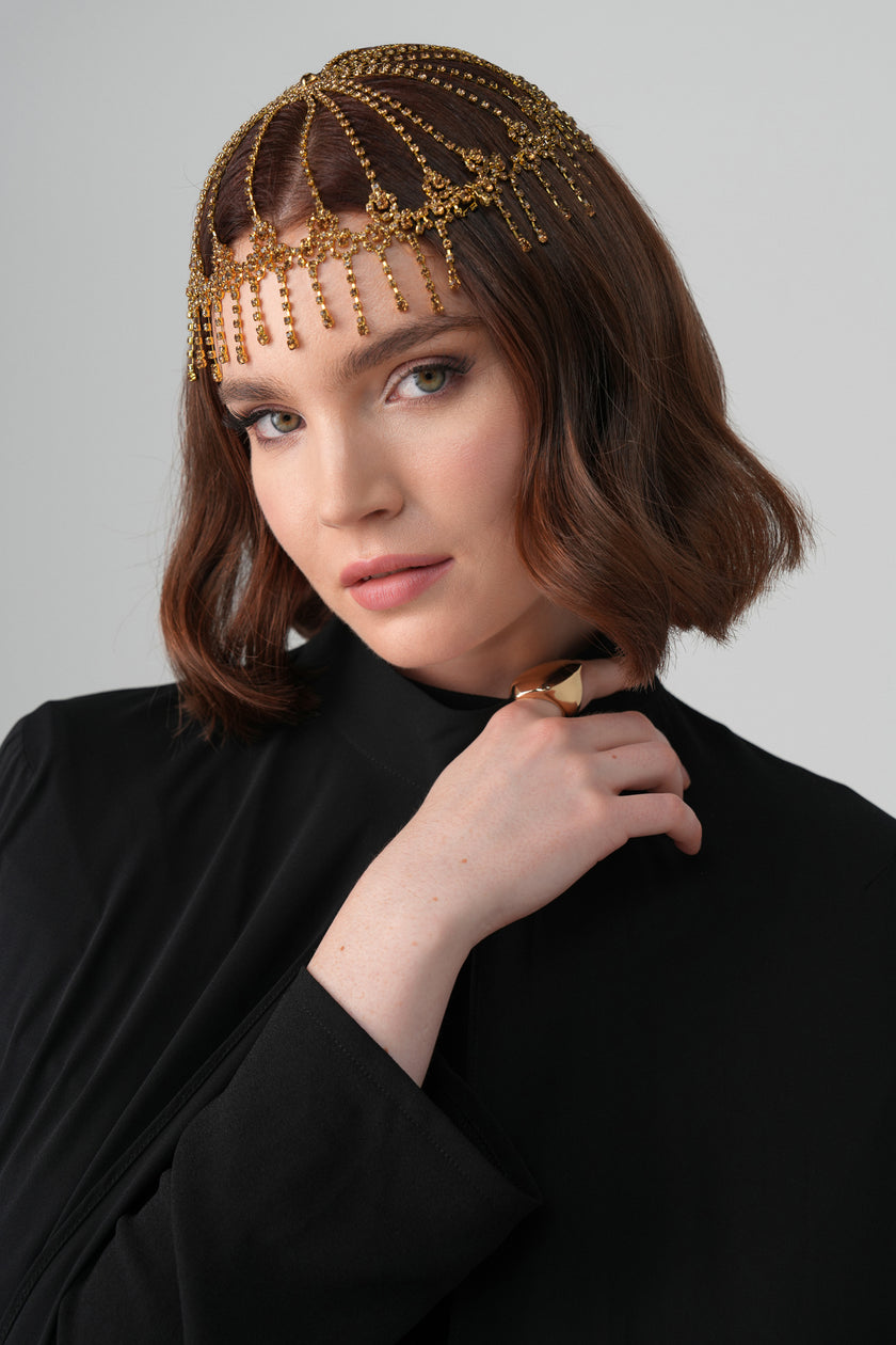 Infinity Pelerin Elbise Siyah