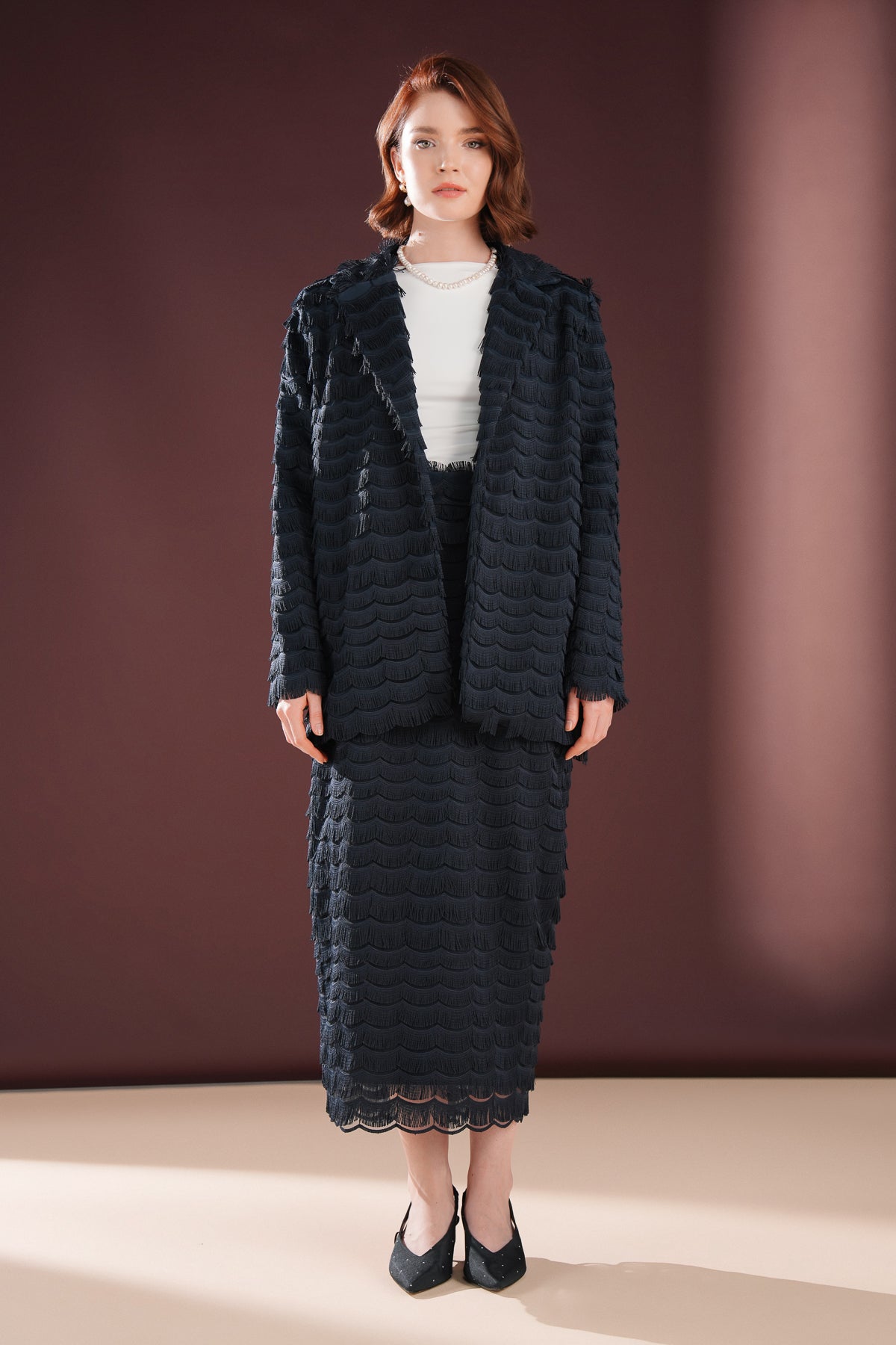 Elowen Üç Boyutlu Takım Lacivert