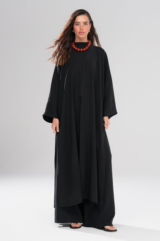 Sable Coast Pantolon Abaya Takım Siyah