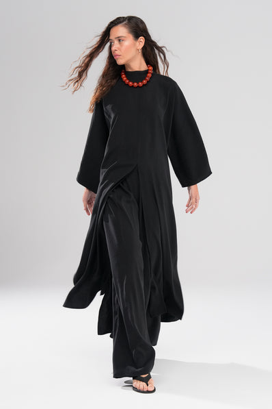 Sable Coast Pantolon Abaya Takım Siyah