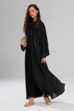 Serenity Pelerin Abaya Takım Siyah