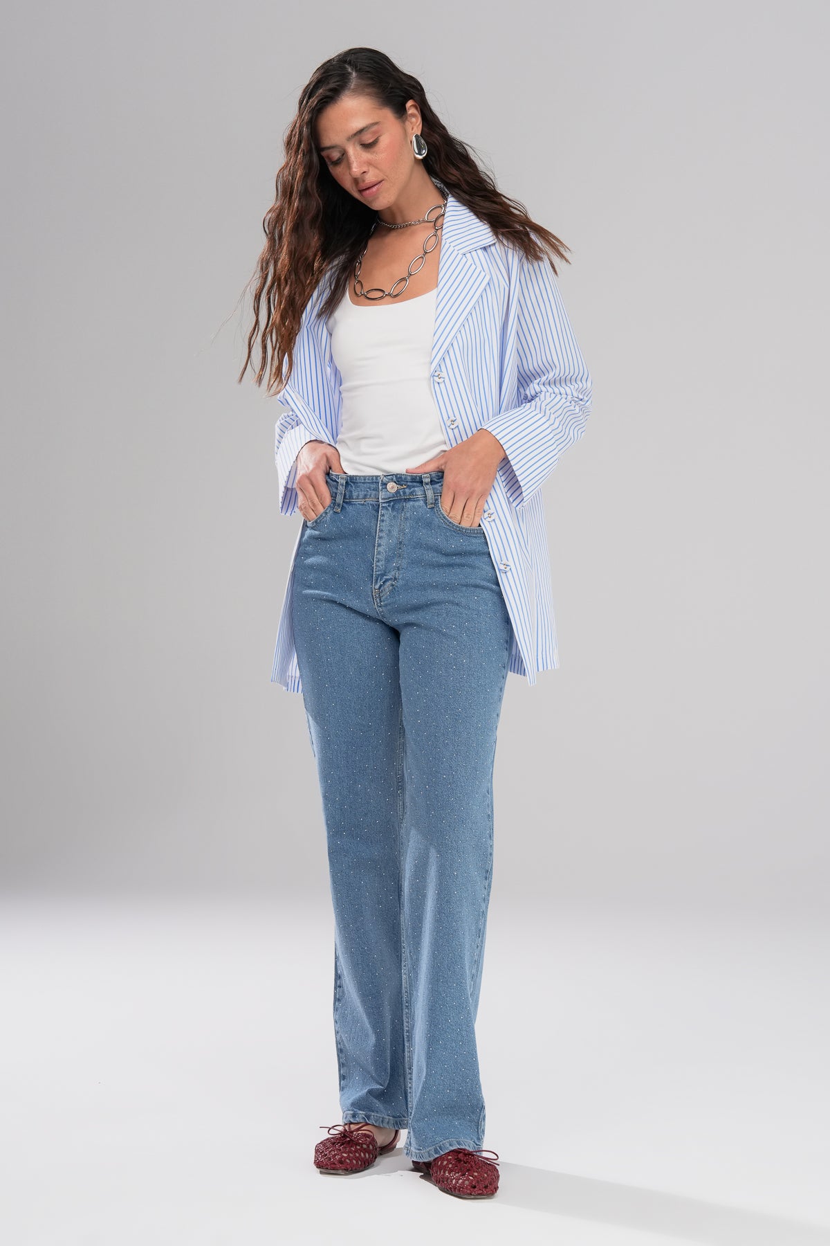 Soul Denim Taşlı Pantolon