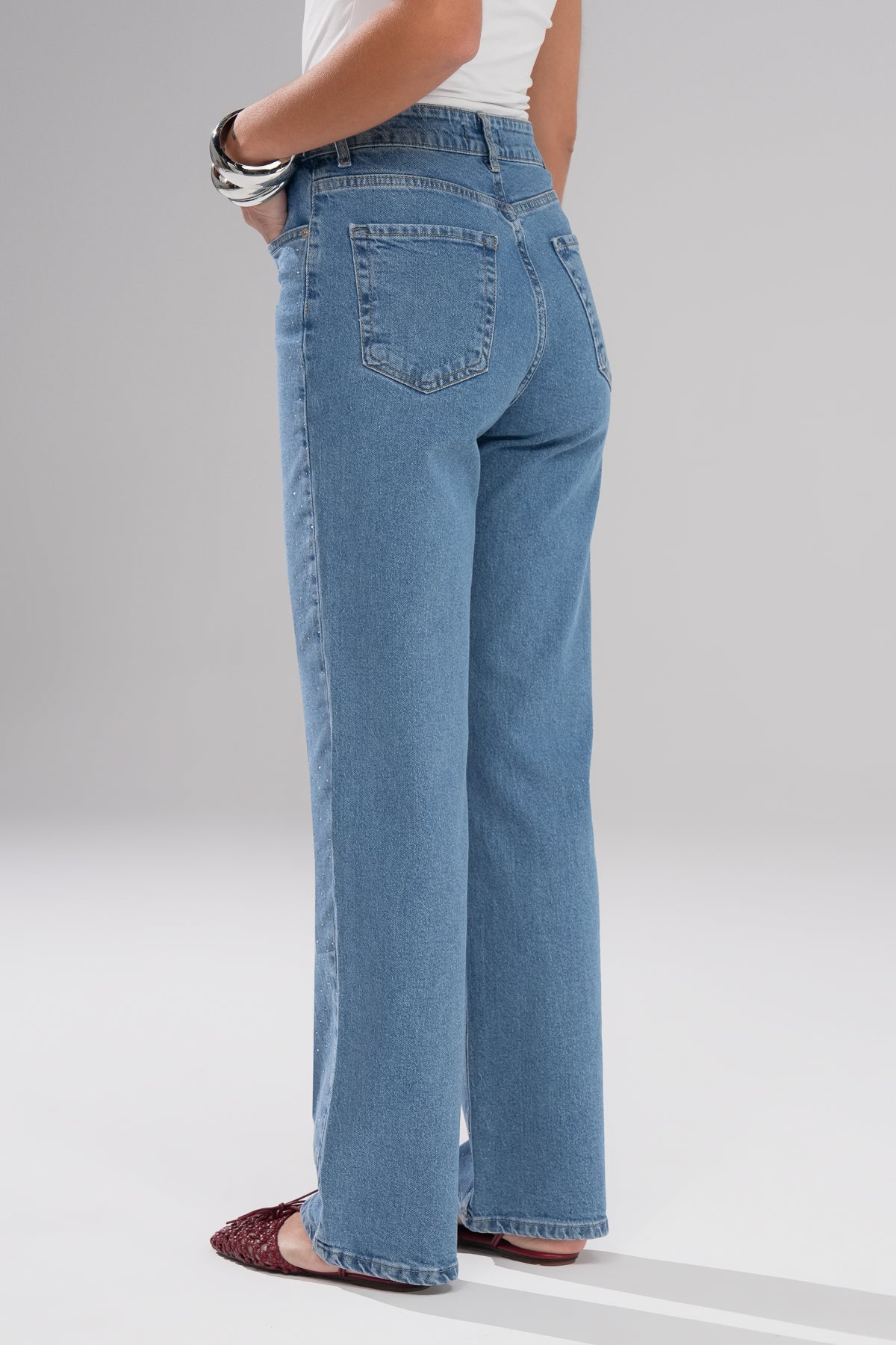 Soul Denim Taşlı Pantolon