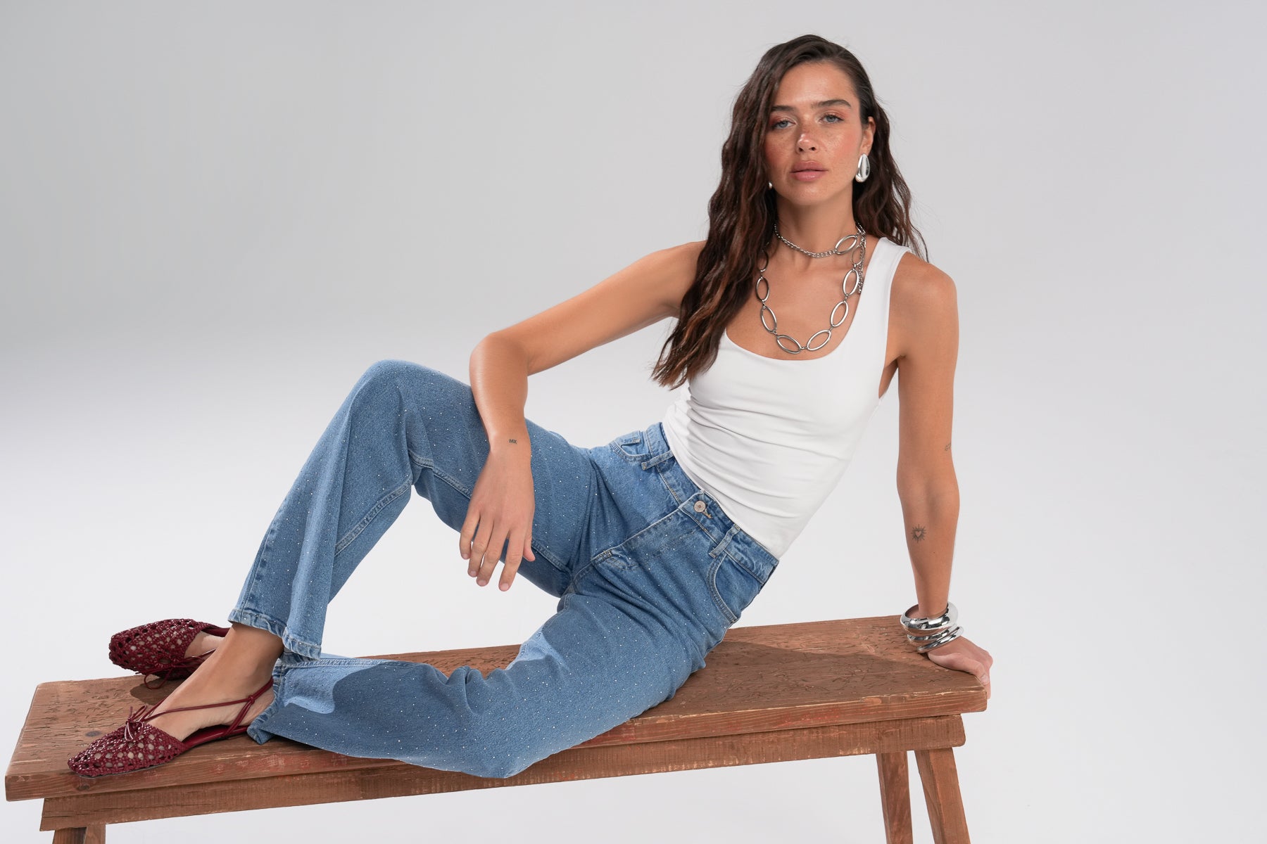 Soul Denim Taşlı Pantolon