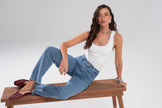 Soul Denim Taşlı Pantolon
